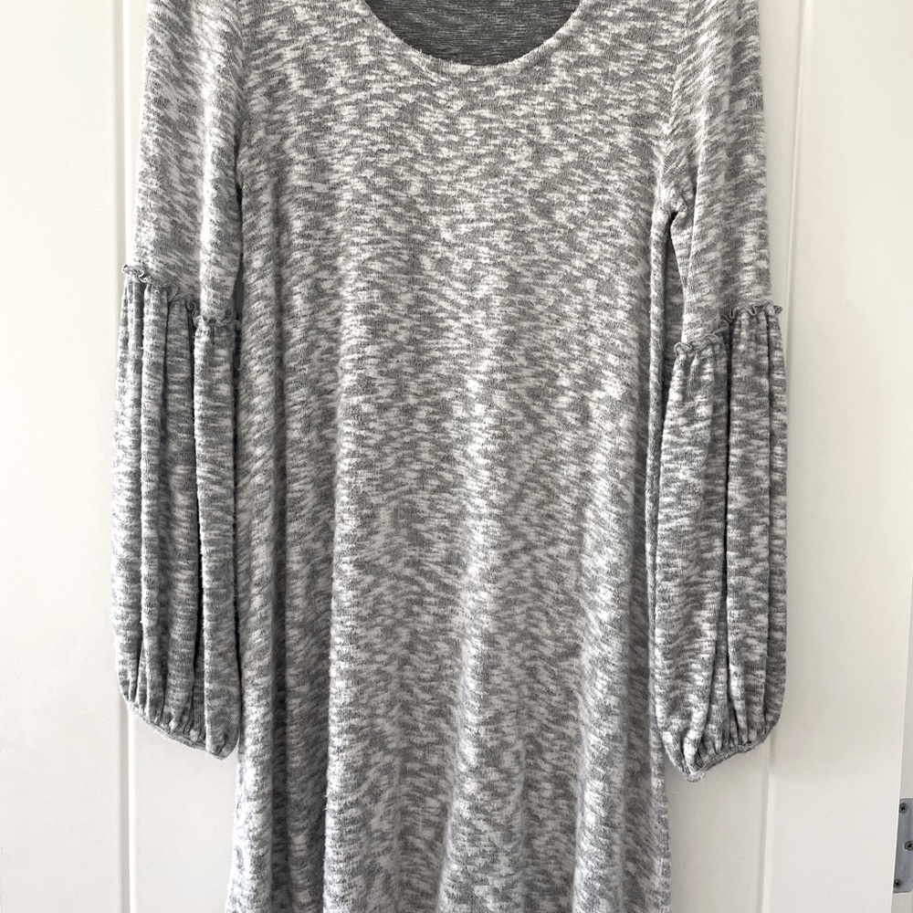 Fleece Bell Sleeve Dress